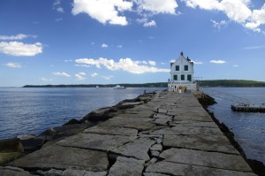 Walking the breakwater in this coastal lobstering town is a favorite on a warm summer day. I can't wait to smell the ocean and be harassed by seagulls again!